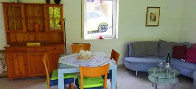 Ein Sitzbereich in der Unterkunft Casa Servatius