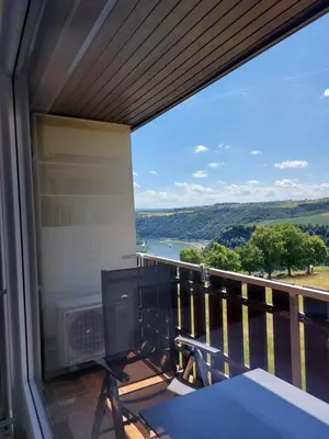 Ein Balkon oder eine Terrasse in der Unterkunft Loreley Lounge II