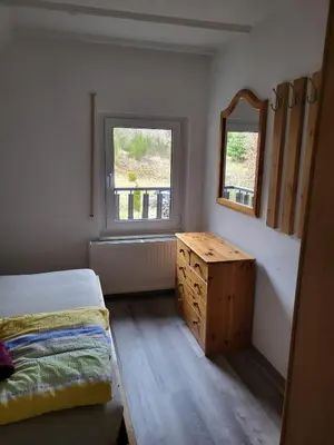 Ein Bett oder Betten in einem Zimmer der Unterkunft Haus Petra