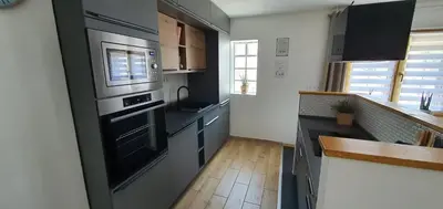 Küche/Küchenzeile in der Unterkunft Haus Charlotte