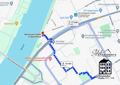Grundriss der Unterkunft Relax Apartment - für Familien, stadtnah, mit Parkplatz