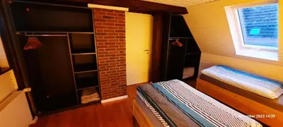Ein Bett oder Betten in einem Zimmer der Unterkunft 4-Sterne zertifizierte Ferienwohnung Festung zu Ketghe - Nähe Koblenz für Urlaub und Arbeit