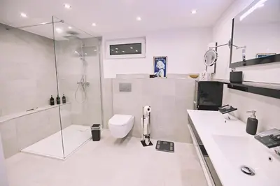 Ein Badezimmer in der Unterkunft Bildstein's 