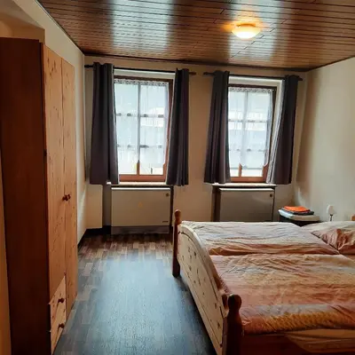 Ein Bett oder Betten in einem Zimmer der Unterkunft Maria-Haus