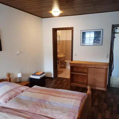 Ein Bett oder Betten in einem Zimmer der Unterkunft Maria-Haus