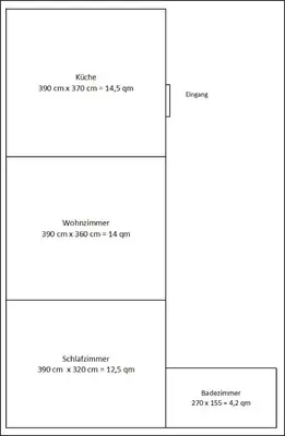Grundriss der Unterkunft Ferienhaus Cornelia