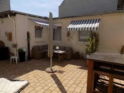 Ein Patio oder anderer Außenbereich in der Unterkunft Ferienhaus Cornelia
