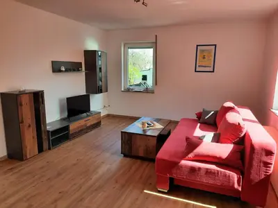 TV/Unterhaltungsangebot in der Unterkunft Enscher Stübchen Ferienwohnung Rudolf