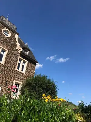 Ein Garten an der Unterkunft Mosel-Erker