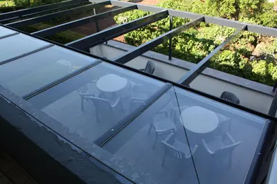Ein Balkon oder eine Terrasse in der Unterkunft Brunnenhof