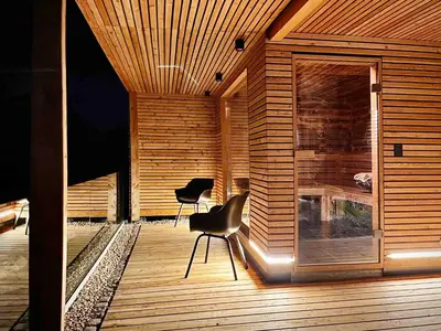 Grundriss der Unterkunft LuxApart Eifel mit privater Sauna