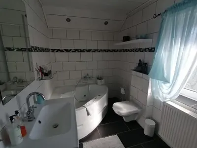 Ein Badezimmer in der Unterkunft Romantische Ferienwohnung