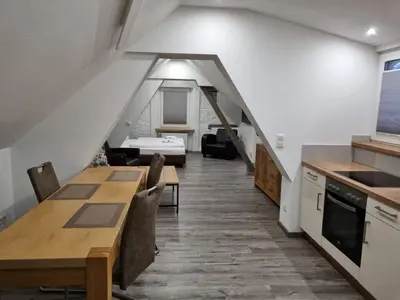 Küche/Küchenzeile in der Unterkunft Ferienwohnungen KAMELIA