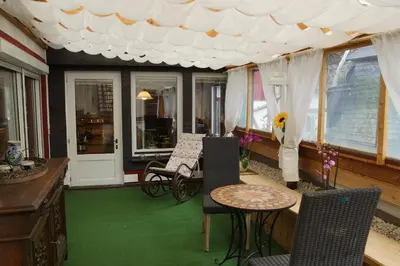Ein Sitzbereich in der Unterkunft Moseljuwel mit exklusiver Sauna und Indoor Pool