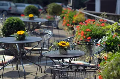 Ein Garten an der Unterkunft Landhotel Lodge by Landhotel Krolik