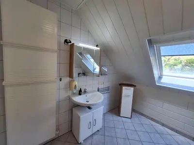 Ein Badezimmer in der Unterkunft Ferienwohnung Herold