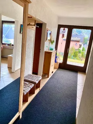 Ein Bett oder Betten in einem Zimmer der Unterkunft Ferienwohnung Zum König