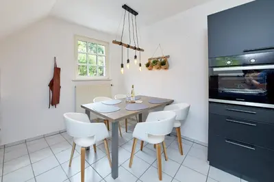 Küche/Küchenzeile in der Unterkunft Ferienhaus alte Mühle