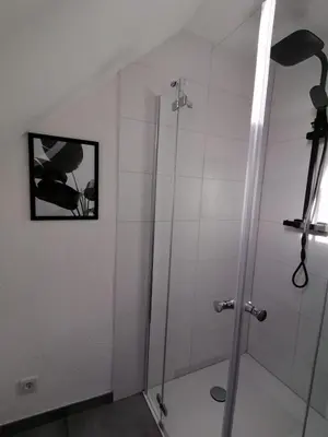 Ein Badezimmer in der Unterkunft EIFELSTERN-Schöne Ferienwohnung mit Balkon