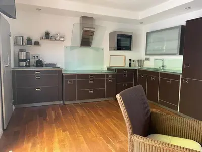 Küche/Küchenzeile in der Unterkunft Luxusferienwohnung im Herzen der Altstadt von Koblenz