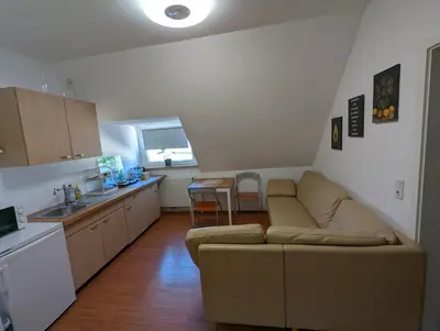 Küche/Küchenzeile in der Unterkunft Schönes 2 Zimmer Appartment in der Altstadt von Koblenz