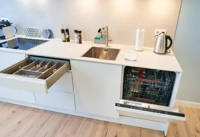 Küche/Küchenzeile in der Unterkunft Design Apartment I Innenstadt I Küche I WIFI