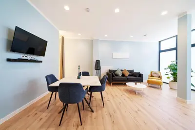 TV/Unterhaltungsangebot in der Unterkunft Design Apartment I Innenstadt I Küche I WIFI