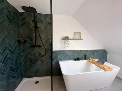 Ein Badezimmer in der Unterkunft TRIMOSA - Apartments & Homes