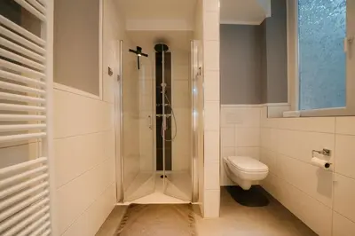 Ein Badezimmer in der Unterkunft Ferienwohnung Nr.3