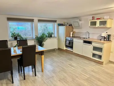 Küche/Küchenzeile in der Unterkunft FeWo Neuwied & Koblenz