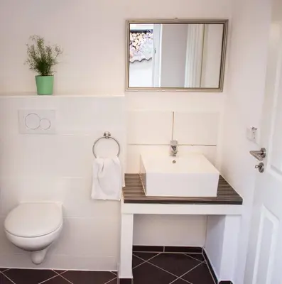 Ein Badezimmer in der Unterkunft Schöne Ferienwohnung in der Welterbe Region