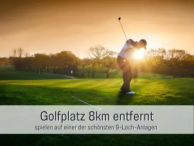 Golfeinrichtungen im Ferienhaus oder in der Nähe
