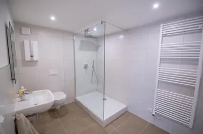 Ein Badezimmer in der Unterkunft Vineyards Pommern - schönes Ferienhaus Nähe Cochem Mosel