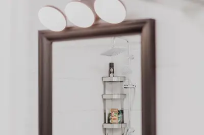 Ein Badezimmer in der Unterkunft Sleek Studio minutes away from Deutsches Eck