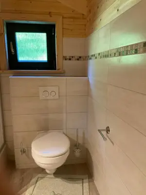 Ein Badezimmer in der Unterkunft EifelGlückV