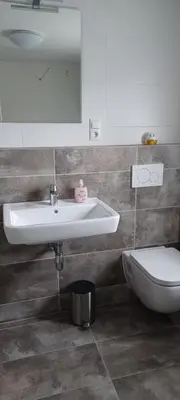 Ein Badezimmer in der Unterkunft Ferienwohnung am Brohlbach