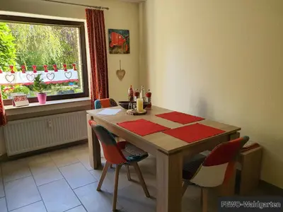 Grundriss der Unterkunft Ferienwohnung Waldgarten