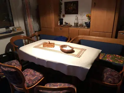 Grundriss der Unterkunft Familien-Zimmer mit Bad und Garten in Privathaus hell, gemütlich, ruhig, eigenes großes Badezimmer