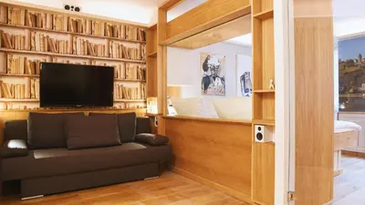 Ein Sitzbereich in der Unterkunft Rhein Hotel Bacharach und Stübers Restaurant