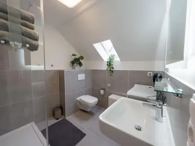 Ein Badezimmer in der Unterkunft 2-Zimmer Apartment 52 qm bis zu 4 Personen