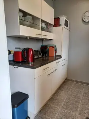 Küche/Küchenzeile in der Unterkunft Ferienwohnung Fischer