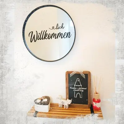 Ein Zertifikat, Auszeichnung, Logo oder anderes Dokument, das in der Unterkunft Familien-Apartment SchmitTs Katz ausgestellt ist