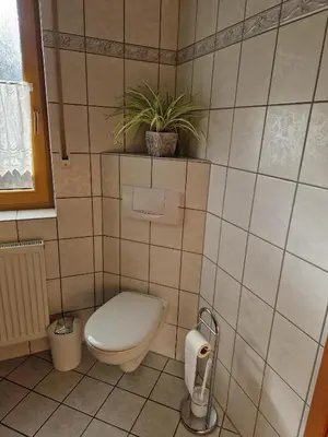 Ein Badezimmer in der Unterkunft Ferienwohnung Moselzeit