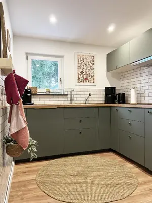 Küche/Küchenzeile in der Unterkunft Design Chalet Vulkaneifel