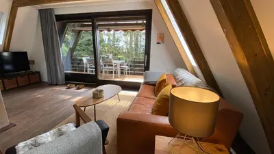 TV/Unterhaltungsangebot in der Unterkunft Wald-Chalet Vulkaneifel