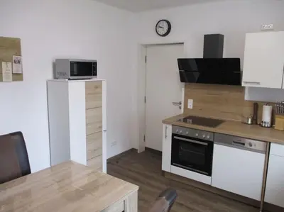 Küche/Küchenzeile in der Unterkunft Ferienwohnung Mittendrin, Stadtmitte Hermeskeil