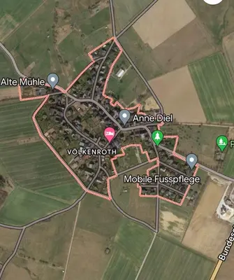 Grundriss der Unterkunft Ferienwohnung Sternenstube