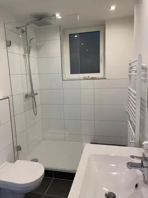Ein Badezimmer in der Unterkunft Ferienwohnung Lara