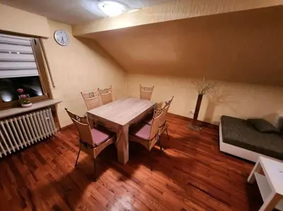 Ein Sitzbereich in der Unterkunft Ferienwohnung Michelle
