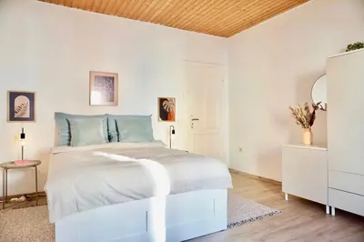 Ein Bett oder Betten in einem Zimmer der Unterkunft NEU I moderne zentrale Wohnung I Netflix I 4 Gäste